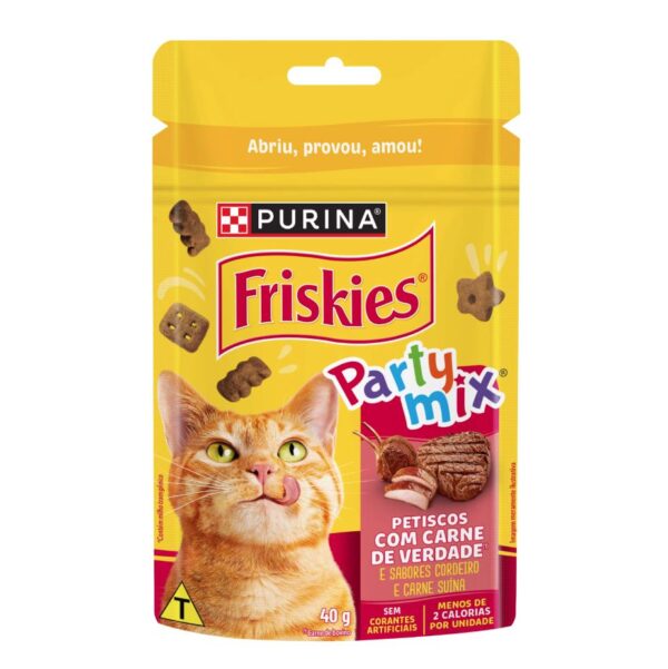 petisco friskies party mix carne