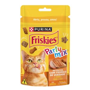 petisco friskies party mix frango