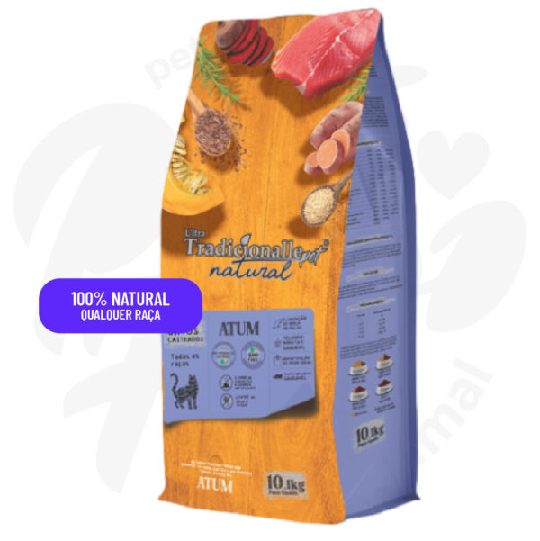 Ração Tradicionalle Natural, Gatos Castrados, Atum