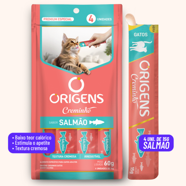 CREMINHO SACHÊ ORIGENS SALMÃO