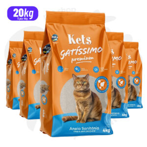 areia gatissimo sem perfume fardo promoção 20kg