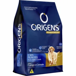 Ração Origens, Filhote Raças Grandes - Frango & Cereais