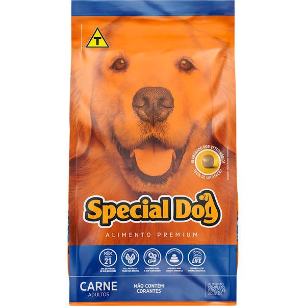 Ração Special Dog Cães Adultos - Carne