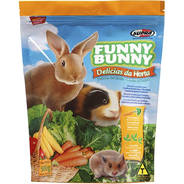 Ração Funny Bunny, Roedores - Delícias da Horta