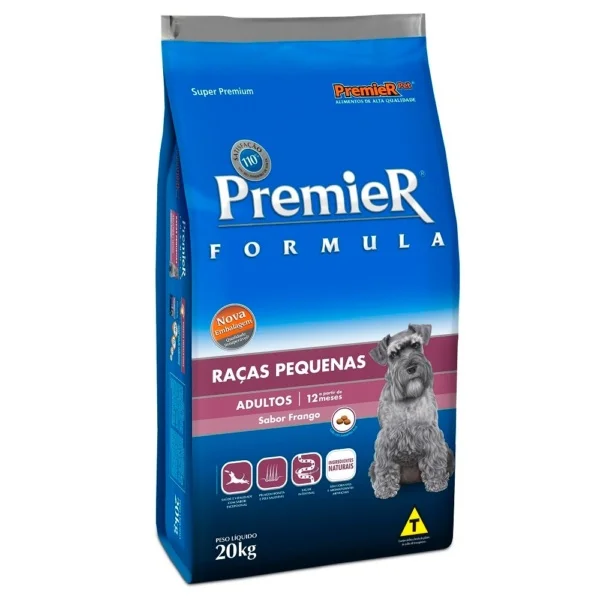 Ração Premier, Cães Adultos Raças Pequenas - Frango