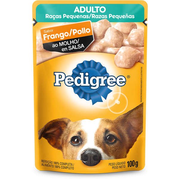 Sachê Pedigree, Cães Adultos Raças Pequenas - Frango