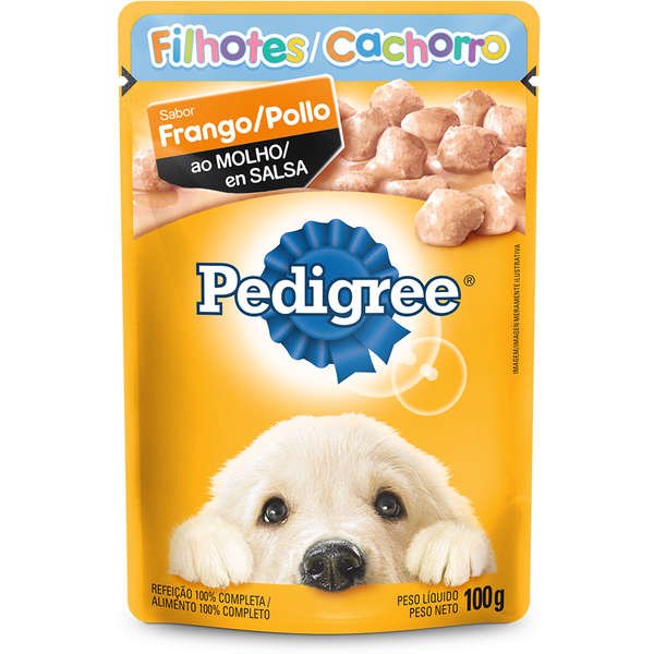 Sachê Pedigree, Cães Filhotes - Frango