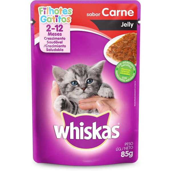 Sachê Whiskas Jelly, Gatos Filhote - Carne