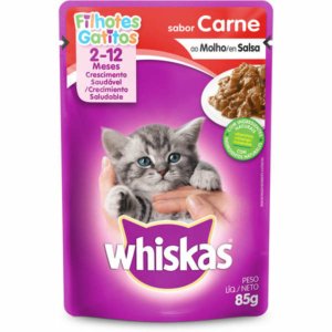 Sachê Whiskas, Gatos Filhote - Carne