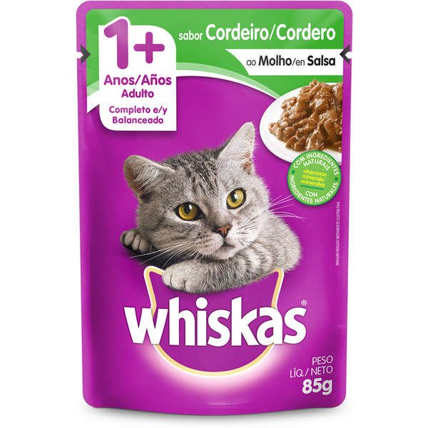 Sachê Whiskas, Gatos Adultos - Cordeiro