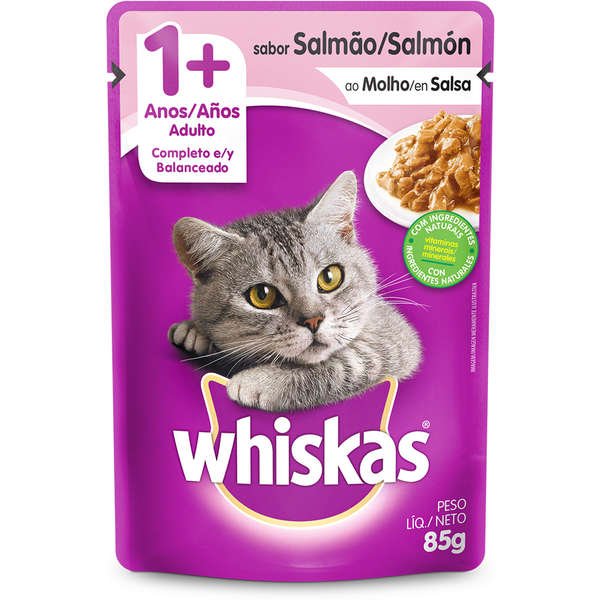 Sachê Whiskas, Gatos Adultos - Salmão