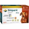 Antipulgas Simparic 20mg, Cães 5,1 a 10kg