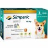 Antipulgas Simparic 40mg, Cães 10,1 a 20kg