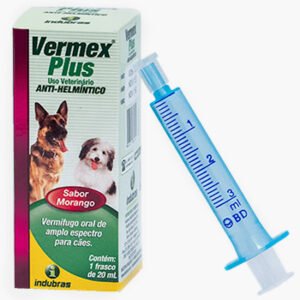 Vermífugo Vermex Plus, Para Cães e Gatos