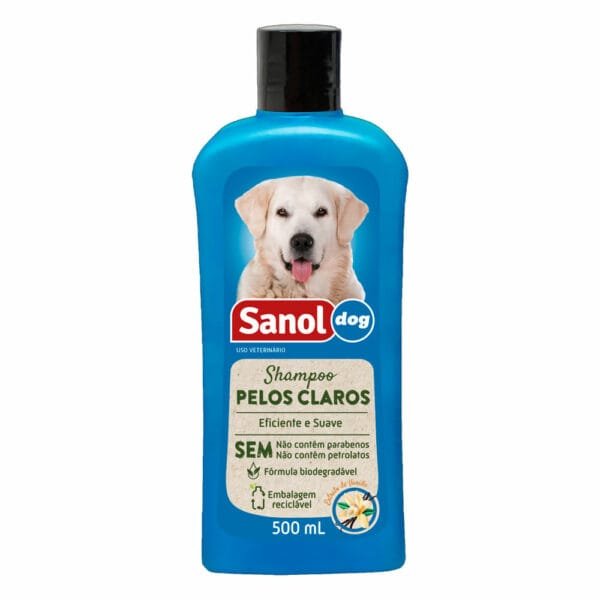 Shampoo Sanol, Cães - Pelos Claros