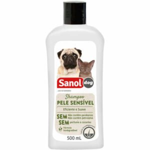 Shampoo Sanol, Cães e Gatos - Pele Sensível