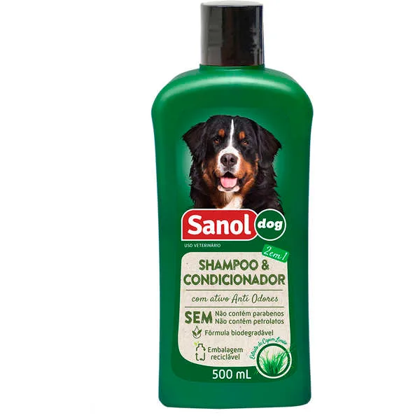 Shampoo e Condicionador Sanol, Cães