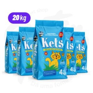 areia kets 20kg fardo promoção