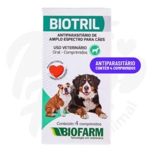 Antiparasitário Biotril, Para Cães