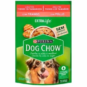 Sachê Dog Chow, Cães Todos os Tamanhos Adultos - Frango