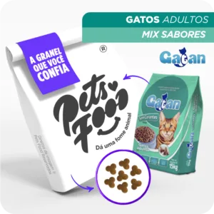 Ração Gatan, Gatos Adultos - Sem Corantes | A Granel 1KG
