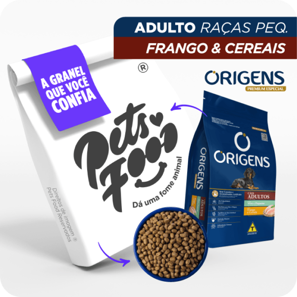 petsfood.app.br racao origens adultos light frango cereais origensadrp