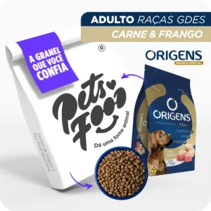 Ração Origens Class, Cães Adultos Raças Médias e Grandes - Carne & Frango | A Granel 1KG