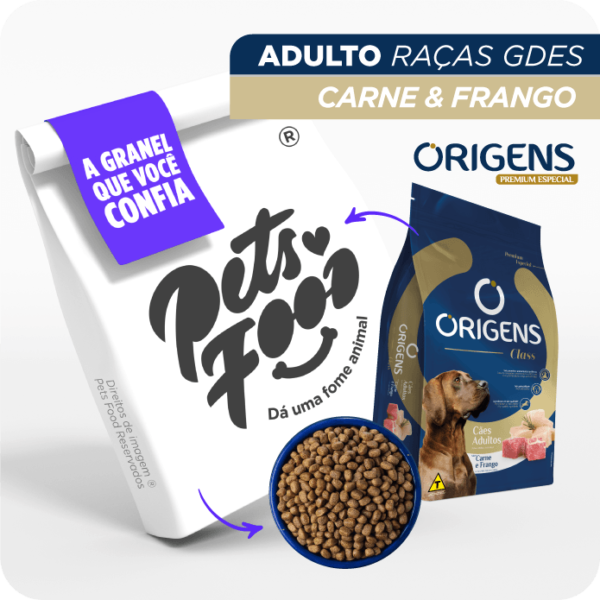 petsfood.app.br racao origens adultos light frango cereais origensclass