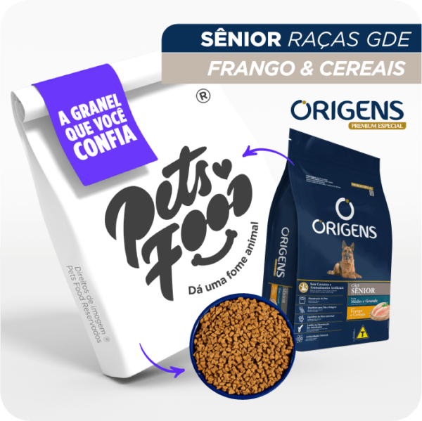 petsfood.app.br racao origens adultos light frango cereais origenssenior gde