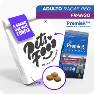 Ração Premier, Cães Adultos Raças Pequenas - Frango | A Granel 1KG
