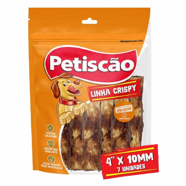 petsfood.app.br palito petiscao caes carne caolageno 10mm7uni