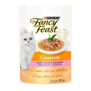 Sachê Fancy Feast, Casserole - Atum & Salmão