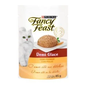 Sachê Fancy Feast, Demi Glace - Frango