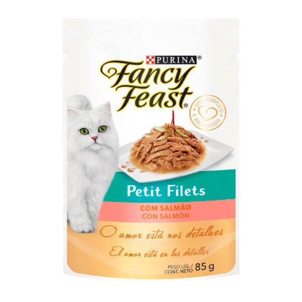 Sachê Fancy Feast, Petit Filets - Salmão