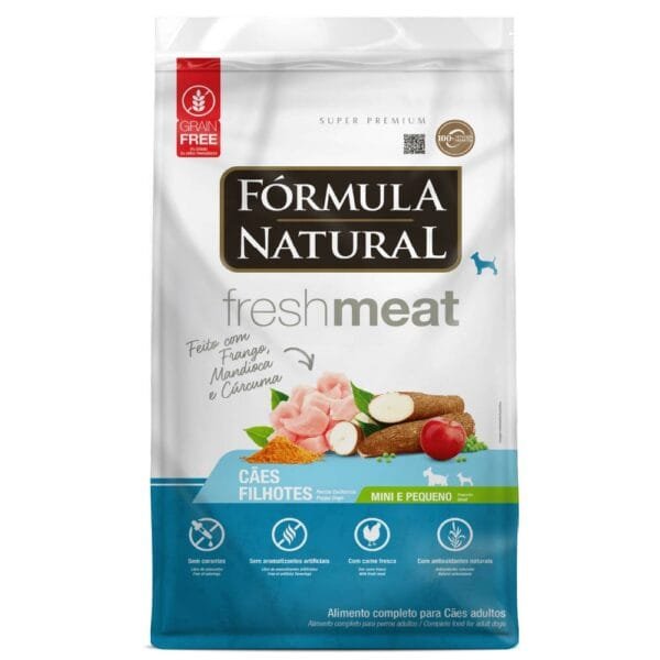 fresh meat formula natural filhote racas pequenas
