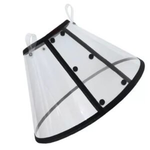 colar elizabetano com velcro
