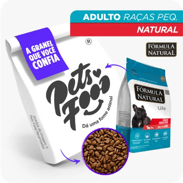 formula natural life a granel racas pequenas