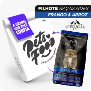 specialle filhotes raças medias e grandes frango e arroz