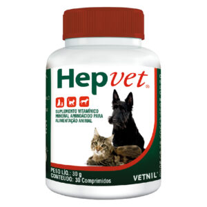 Suplemento Vetnil HepVet 30g Cães e Gatos
