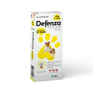 Antipulgas Defenza 45mg, Cães 2 a 4,5kg