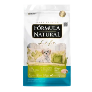 Ração Formula Natural Life, Cães Filhotes Raças Pequenas - Frango & Maça | A Granel 1KG