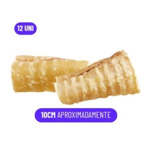 PACOTE TRAQUEIA BOVINA 3 POL C/12  NATURAL FARM BR                     NTDRTR00027