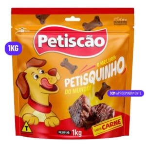 PACOTE PETISQUINHO MASTIGAVEL CARNE 1KG PETISCAO                       TRSTBF00019