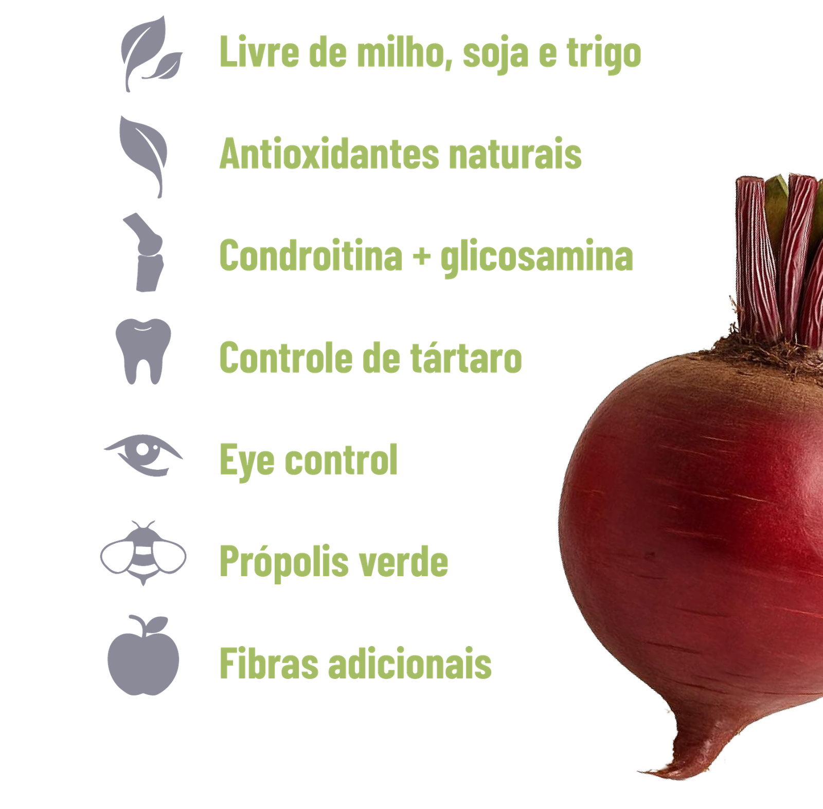 beneficios e nutrientes da ração natural care