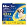 NEXGARD SPECTRA 3,6KG A 7,5KG - 3 TABLETES