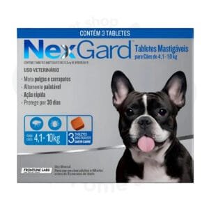 NEXGARD 4,1KG A 10KG 3 TABLETES
