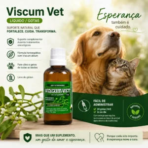 Viscum Vet Gotas – como administrar o medicamento homeopático para cães e gatos