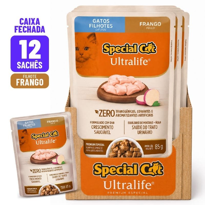 Sache Special Cat Ultra Filh Frango | Caixa C/12 Uni.
