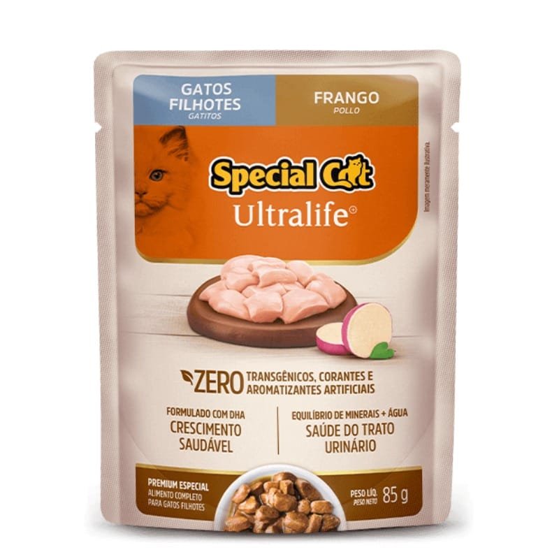 Sache Special Cat Ultra Filh Frango 85g