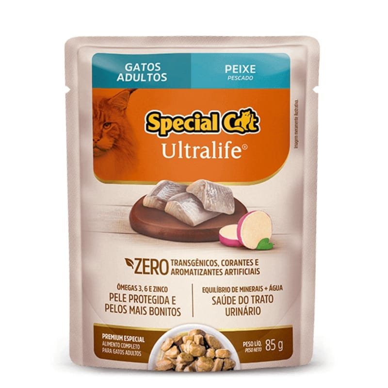 Sache Special Cat Ultralife Ad Peixe 85g